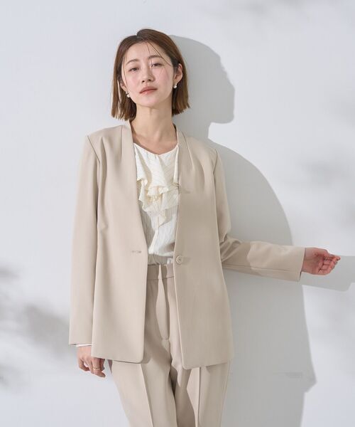 YECCA VECCA(イェッカヴェッカ)の「ストライプ柄ラッフルブラウス(シャツ/ブラウス・レディース・ストライプ・M)」の17枚目の写真