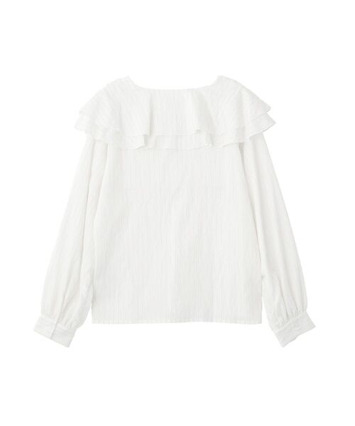 YECCA VECCA(イェッカヴェッカ)の「ストライプ柄ラッフルブラウス(シャツ/ブラウス・レディース・ストライプ・M)」の21枚目の写真