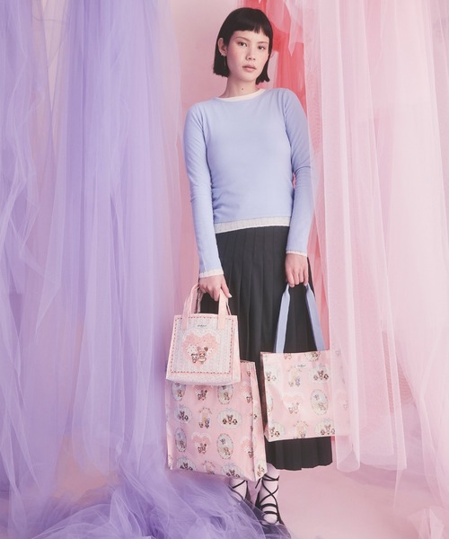 Cath Kidston(キャスキッドソン)の「tokidoki スモール ブックバッグ Tokidoki Town(ハンドバッグ・レディース・ピンク・FREE)」の4枚目の写真