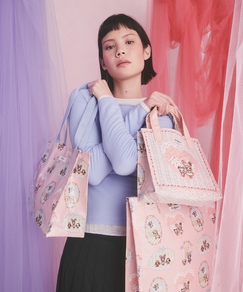 Cath Kidston(キャスキッドソン)の「tokidoki スモール ブックバッグ Tokidoki Town(ハンドバッグ・レディース・ピンク・FREE)」の3枚目の写真