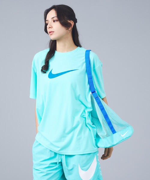 NIKE（ナイキ）の「【NIKE / ナイキ】1994046 メッシュワンショルダーバッグ / 12L / ユニセックス（ショルダーバッグ・メンズ・グレー/サックスブルー/ブラック・フリー）」の3枚目の写真