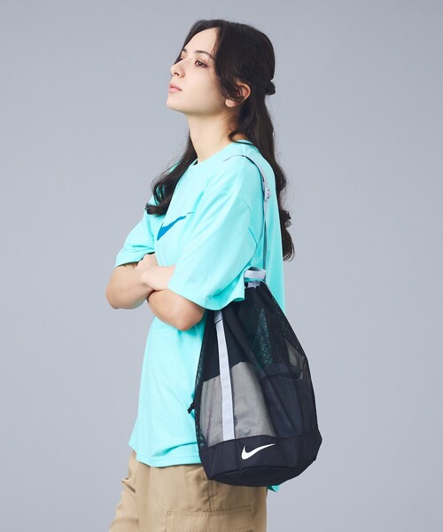 NIKE（ナイキ）の「【NIKE / ナイキ】1994046 メッシュワンショルダーバッグ / 12L / ユニセックス（ショルダーバッグ・メンズ・グレー/サックスブルー/ブラック・フリー）」の7枚目の写真