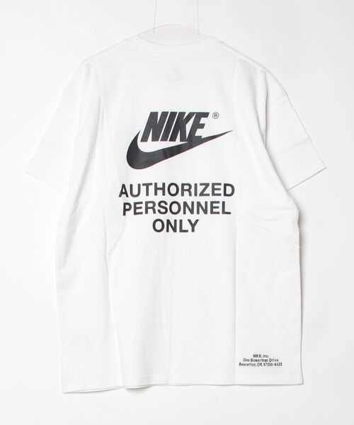 NIKE（ナイキ）の「ナイキ NIKE ナイキ NSW AUTHRZD パーソナル S/S Tシャツ（Tシャツ/カットソー・メンズ・ホワイト/ブラック・S/M/L/LL/3L）」の4枚目の写真