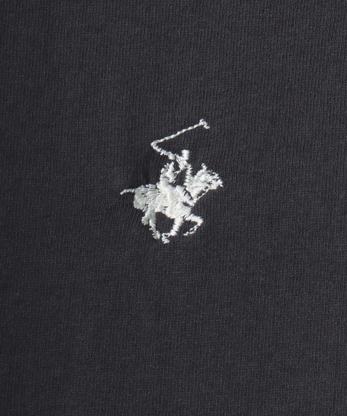 BEVERLY HILLS POLO CLUB(ビバリーヒルズポロクラブ)の「2026SS BEVERLY HILLS POLO CLUB/ビバリーヒルズポロクラブ オーバーサイズ ワンポイント刺繍 無地/ボーダー 半袖Tシャツ レディース メンズ(Tシャツ/カットソー・レディース・ホワイト/ホワイト系その他/スミクロ/ネイビー/ブルー系その他/ブラック/ブラウン系その他/ブラック系その他・M/L/LL)」の20枚目の写真