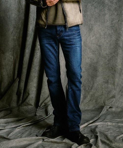 mp14988- denim jersey 3D banana flare pants バナナフレアパンツ(5229 dj35j)