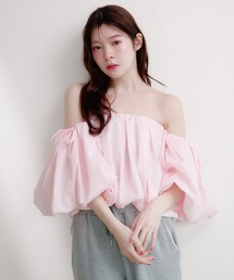 fupel（フぺル）の「volume off-shoulder blouse / ボリュームオフショルダーブラウス（シャツ/ブラウス）」