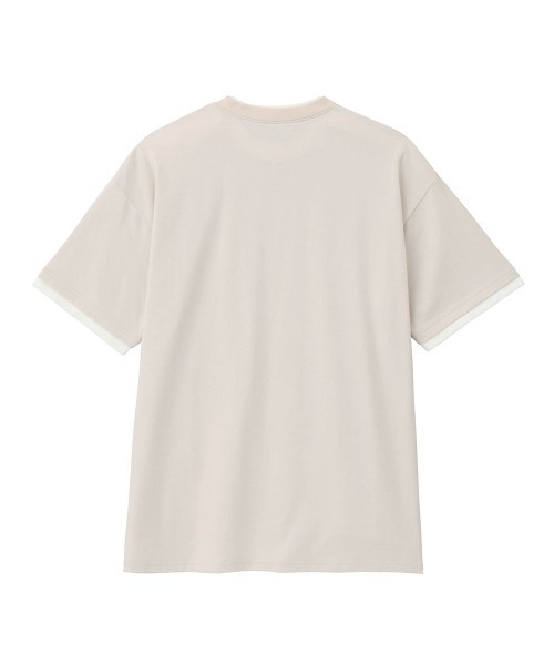 Belle Maison(ベルメゾン)の「何枚あってもうれしい1枚でサマになる究極のTシャツ(Tシャツ/カットソー・キッズ・ブラック/サンドベージュ/グレイッシュブルー・140/150/160/170)」の6枚目の写真