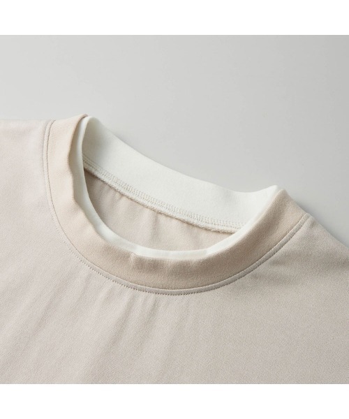 Belle Maison(ベルメゾン)の「何枚あってもうれしい1枚でサマになる究極のTシャツ(Tシャツ/カットソー・キッズ・ブラック/サンドベージュ/グレイッシュブルー・140/150/160/170)」の8枚目の写真