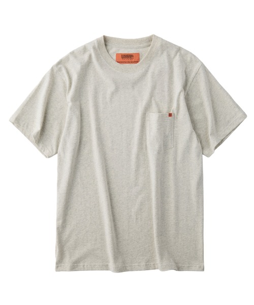 UNIVERSAL OVERALL（ユニバーサルオーバーオール）の「UNIVERSAL OVERALL / POCKET TEE / 半袖ポケットTシャツ（Tシャツ/カットソー・メンズ・ブラック/グレイッシュブルー/ホワイト/オートミール/ミント/ネイビー・XL/M/S/L）」の21枚目の写真