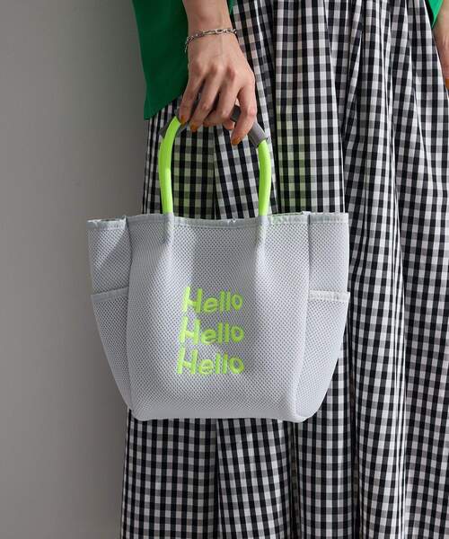 ロープハンドルメッシュトートバッグミニ（トートバッグ）｜Green