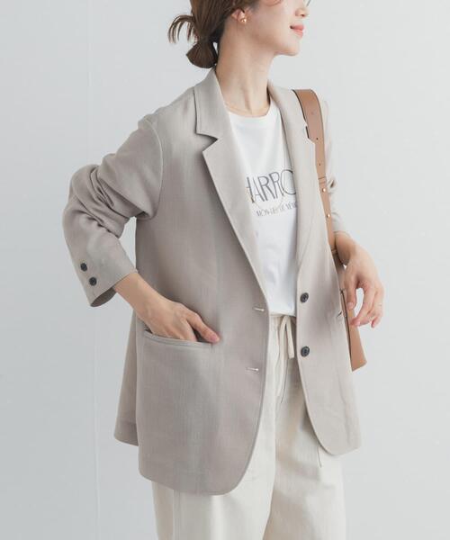 URBAN RESEARCH DOORS(アーバンリサーチドアーズ)の「カラミニュアンスジャケット(その他アウター・レディース・グレー系その他/ベージュ系その他・FREE)」の10枚目の写真