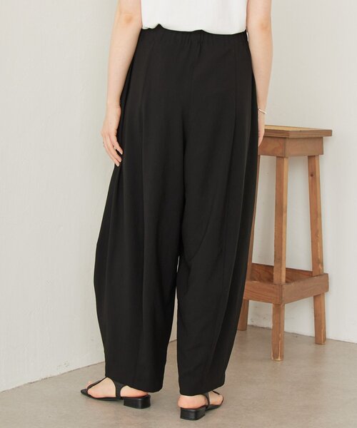 BEARDSLEY(ビアズリー)の「ストレッチジョーゼットバレルパンツ【セットアップ】(その他パンツ・レディース・ブラック/ネイビー・FREE)」の16枚目の写真