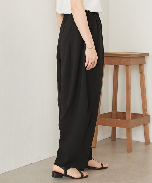 BEARDSLEY(ビアズリー)の「ストレッチジョーゼットバレルパンツ【セットアップ】(その他パンツ・レディース・ブラック/ネイビー・FREE)」の17枚目の写真