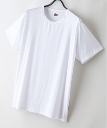 【HANES/ヘインズ】ひんやり 接触冷感 COOLタッチ クルーネックTシャツ 半袖 吸汗速乾 涼しい ドライ インナー 夏用 丸首