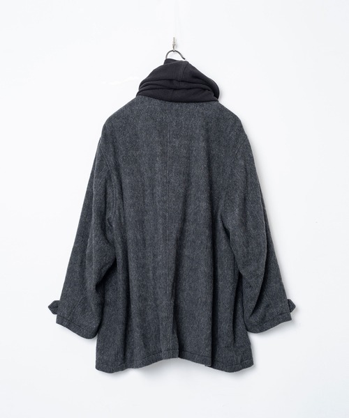 STOF（ストフ）の「STOF/ストフ/Anarchy Shawl Short Coat（その他アウター・メンズ・グレー/ブラック・M/S）」の13枚目の写真