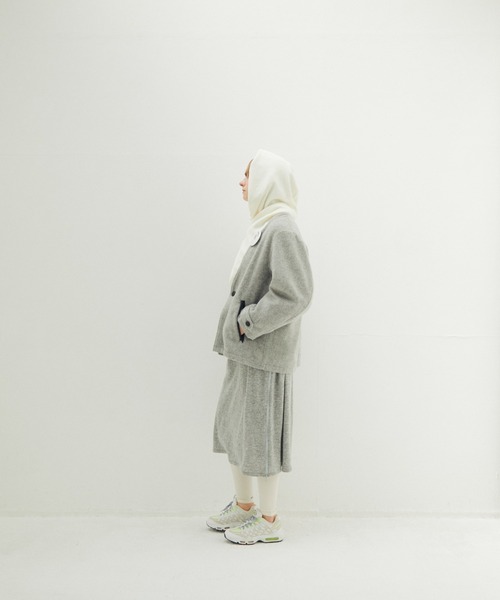 STOF（ストフ）の「STOF/ストフ/Anarchy Shawl Short Coat（その他アウター・メンズ・グレー/ブラック・M/S）」の14枚目の写真