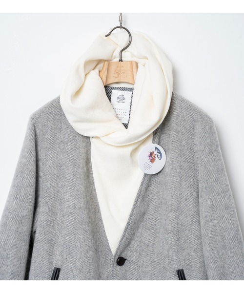 STOF（ストフ）の「STOF/ストフ/Anarchy Shawl Short Coat（その他アウター・メンズ・グレー/ブラック・M/S）」の20枚目の写真