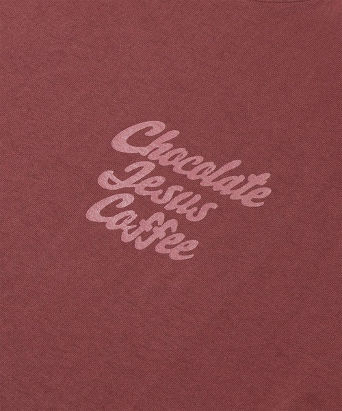 Chocolate Jesus Coffee（チョコレートジーザスコーヒー）の「COFFEE LOGO SS TEE（Tシャツ/カットソー・メンズ・ネイビー/ブルー/レンガ/ブラック/ホワイト・LARGE/MEDIUM/XX-LARGE/X-LARGE/SMALL）」の14枚目の写真