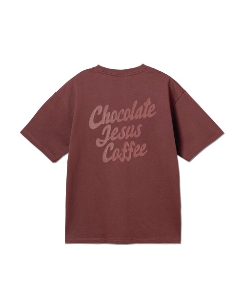 Chocolate Jesus Coffee（チョコレートジーザスコーヒー）の「COFFEE LOGO SS TEE（Tシャツ/カットソー・メンズ・ネイビー/ブルー/レンガ/ブラック/ホワイト・LARGE/MEDIUM/XX-LARGE/X-LARGE/SMALL）」の13枚目の写真