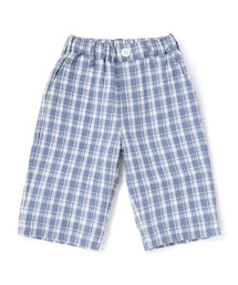 BeBe（ベベ）の「【お揃い】マドラスチェックサッカーポケット切り替えハーフパンツ(90~150cm)（その他パンツ）」