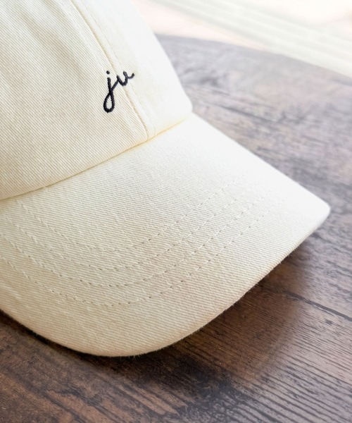 Java(ジャバ)の「《JaVaジャバコラボ》大人スポーティー。綿100%サイド刺繍深つばベースボールキャップ(キャップ・レディース・アイボリー/ネイビー/ブラウン・ONE SIZE)」の19枚目の写真