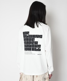 【吸水速乾・接触冷感・抗菌防臭】バックプリントロングTシャツ[pop logo] Functional L/S T-shirt