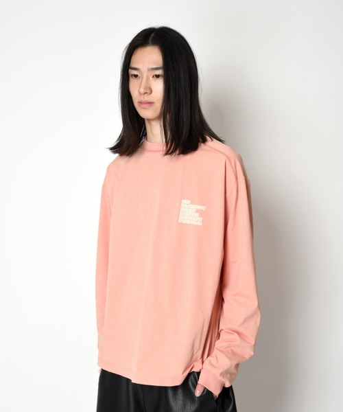 SUPERTHANKS（スーパーサンクス）の「【吸水速乾・接触冷感・抗菌防臭】バックプリントロングTシャツ[pop logo] Functional L/S T-shirt（Tシャツ/カットソー・メンズ・ホワイト/ピンク/ブラック/グレー・M/S/L）」の4枚目の写真