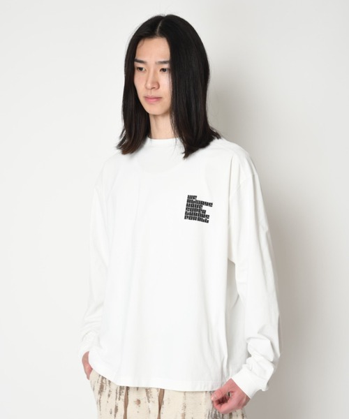 SUPERTHANKS（スーパーサンクス）の「【吸水速乾・接触冷感・抗菌防臭】バックプリントロングTシャツ[pop logo] Functional L/S T-shirt（Tシャツ/カットソー・メンズ・ホワイト/ピンク/ブラック/グレー・M/S/L）」の19枚目の写真