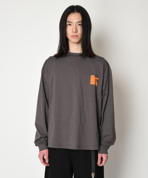 SUPERTHANKS（スーパーサンクス）の「【吸水速乾・接触冷感・抗菌防臭】バックプリントロングTシャツ[pop logo] Functional L/S T-shirt（Tシャツ/カットソー・メンズ・ホワイト/ピンク/ブラック/グレー・M/S/L）」の15枚目の写真
