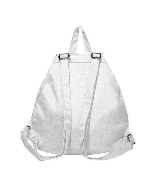 FANCY CLUB（ファンシークラブ）の「【日本未発売/WEB限定】FANCY CLUB(ファンシークラブ)/A4対応 サテン アイレット ドローコード ドローストリング ナップザック リュック バックパック/SATIN EYELET BACKPACK（バックパック/リュック・レディース・ホワイト/ブラック・FREE）」の19枚目の写真