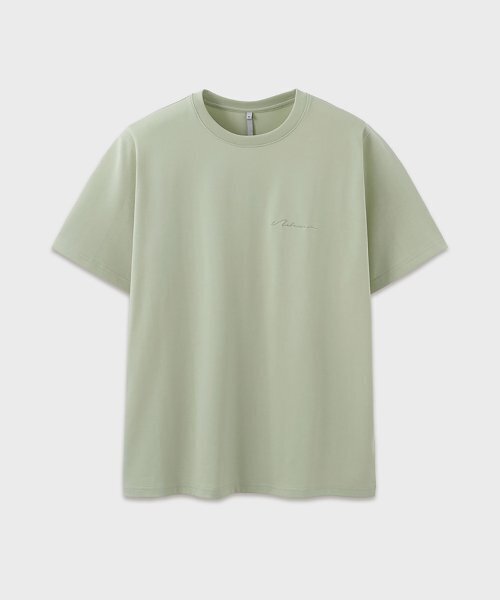 NOIRER(ノイア)の「スーピマコットン ラックスTシャツ (ミントグリーン)(Tシャツ/カットソー・メンズ・その他・48/50/52)」の2枚目の写真