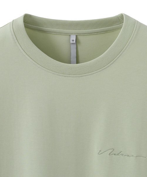 NOIRER(ノイア)の「スーピマコットン ラックスTシャツ (ミントグリーン)(Tシャツ/カットソー・メンズ・その他・48/50/52)」の4枚目の写真