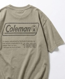 Coleman（コールマン）の「2026SS Coleman コールマン ピグメント加工 ワンポイント刺繍 バックプリント ポケット付 半袖Tシャツ レディース メンズ（Tシャツ/カットソー）」