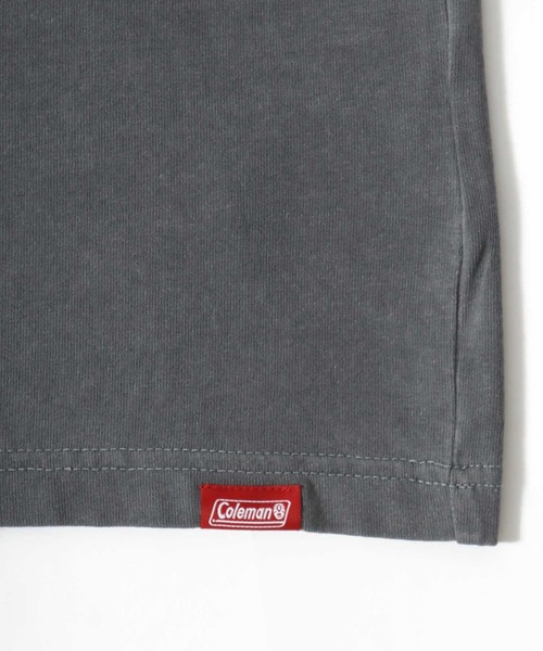 COLEMAN（コールマン）の「2026SS Coleman/コールマン ピグメント加工 ワンポイント刺繍 バックプリント ポケット付 半袖Tシャツ レディース メンズ（Tシャツ/カットソー・メンズ・ベージュ/チャコール/ブルーグレー/グレー系その他・LL/L/M）」の19枚目の写真