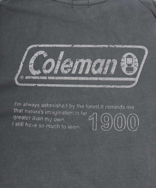 COLEMAN（コールマン）の「2026SS Coleman/コールマン ピグメント加工 ワンポイント刺繍 バックプリント ポケット付 半袖Tシャツ レディース メンズ（Tシャツ/カットソー・メンズ・ベージュ/チャコール/ブルーグレー/グレー系その他・LL/L/M）」の18枚目の写真