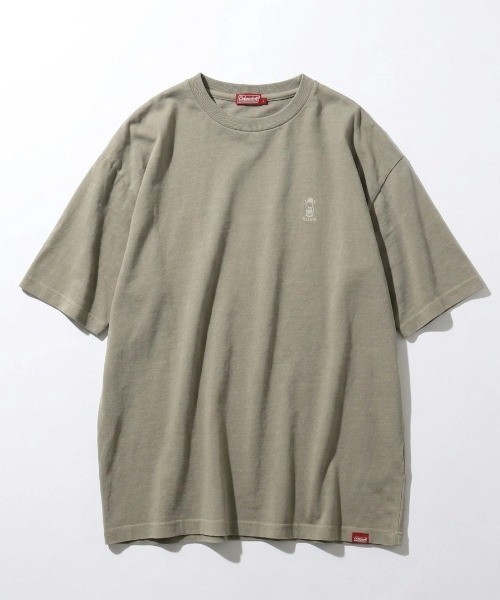 COLEMAN（コールマン）の「2026SS Coleman/コールマン ピグメント加工 ワンポイント刺繍 バックプリント ポケット付 半袖Tシャツ レディース メンズ（Tシャツ/カットソー・メンズ・ベージュ/チャコール/ブルーグレー/グレー系その他・LL/L/M）」の7枚目の写真
