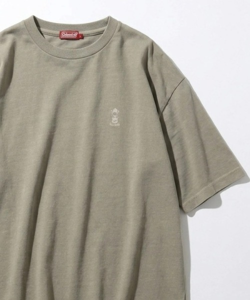 COLEMAN（コールマン）の「2026SS Coleman/コールマン ピグメント加工 ワンポイント刺繍 バックプリント ポケット付 半袖Tシャツ レディース メンズ（Tシャツ/カットソー・メンズ・ベージュ/チャコール/ブルーグレー/グレー系その他・LL/L/M）」の6枚目の写真