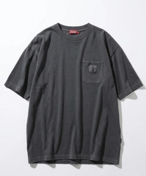 COLEMAN（コールマン）の「2026SS Coleman/コールマン ピグメント加工 ワンポイント刺繍 バックプリント ポケット付 半袖Tシャツ レディース メンズ（Tシャツ/カットソー・メンズ・ベージュ/チャコール/ブルーグレー/グレー系その他・LL/L/M）」の13枚目の写真