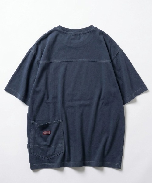 COLEMAN（コールマン）の「2026SS Coleman/コールマン ピグメント加工 ワンポイント刺繍 バックプリント ポケット付 半袖Tシャツ レディース メンズ（Tシャツ/カットソー・メンズ・ベージュ/チャコール/ブルーグレー/グレー系その他・LL/L/M）」の12枚目の写真