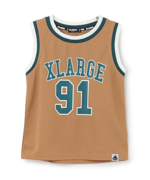 XLARGE KIDS(エクストララージキッズ)の「ナンバリング メッシュタンクトップ(タンクトップ・キッズ・ブルー/ベージュ・120cm/110cm/140cm/130cm/100cm/90cm)」の8枚目の写真