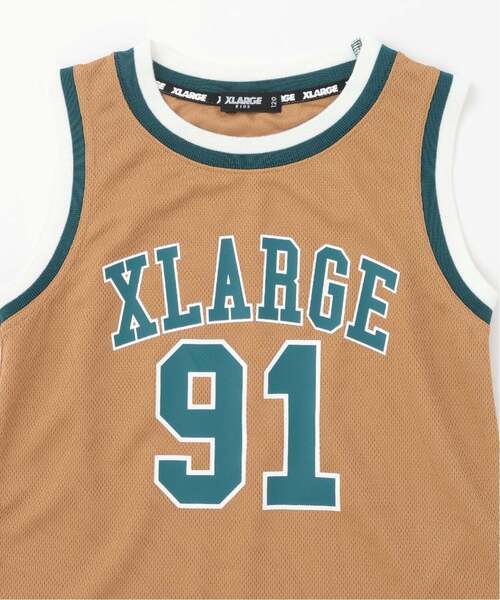 XLARGE KIDS(エクストララージキッズ)の「ナンバリング メッシュタンクトップ(タンクトップ・キッズ・ブルー/ベージュ・120cm/110cm/140cm/130cm/100cm/90cm)」の10枚目の写真