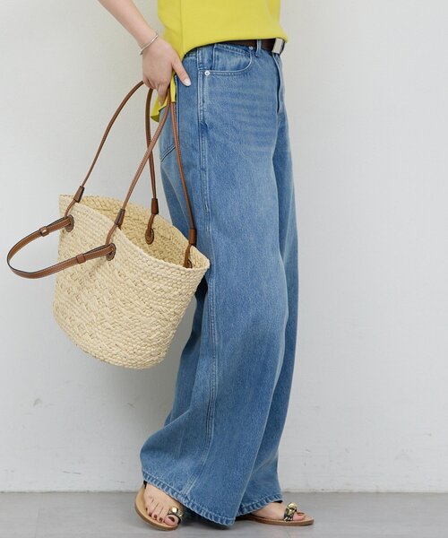GALLARDAGALANTE（ガリャルダガランテ）の「ライトデニム（デニムパンツ・レディース・サックスブルー/ブルー・1/0）」の4枚目の写真