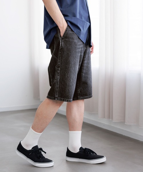 GLOBAL WORK(グローバルワーク)の「ペインターデニムショーツ/672125(その他パンツ・メンズ・ライトブルー/グレー・MEDIUM/SMALL/LARGE)」の10枚目の写真