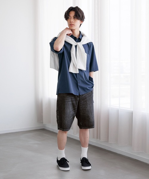 GLOBAL WORK(グローバルワーク)の「ペインターデニムショーツ/672125(その他パンツ・メンズ・ライトブルー/グレー・MEDIUM/SMALL/LARGE)」の5枚目の写真