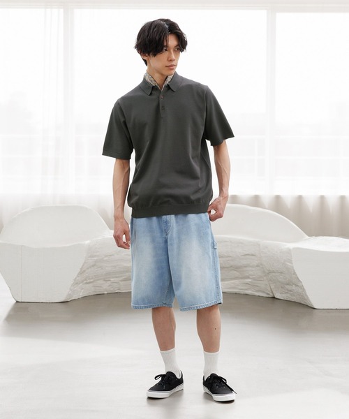 GLOBAL WORK(グローバルワーク)の「ペインターデニムショーツ/672125(その他パンツ・メンズ・ライトブルー/グレー・MEDIUM/SMALL/LARGE)」の12枚目の写真