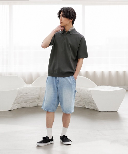 GLOBAL WORK(グローバルワーク)の「ペインターデニムショーツ/672125(その他パンツ・メンズ・ライトブルー/グレー・MEDIUM/SMALL/LARGE)」の13枚目の写真
