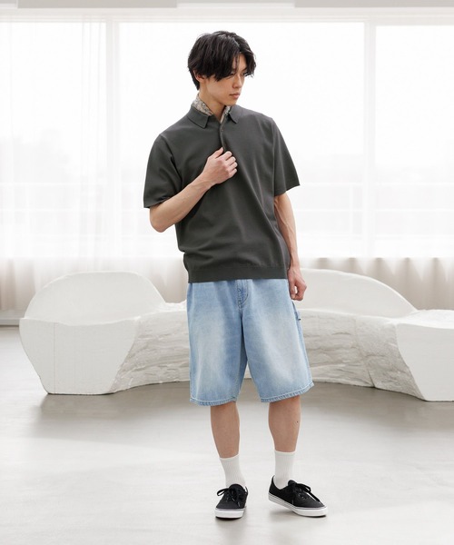 GLOBAL WORK(グローバルワーク)の「ペインターデニムショーツ/672125(その他パンツ・メンズ・ライトブルー/グレー・MEDIUM/SMALL/LARGE)」の14枚目の写真