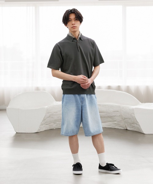 GLOBAL WORK(グローバルワーク)の「ペインターデニムショーツ/672125(その他パンツ・メンズ・ライトブルー/グレー・MEDIUM/SMALL/LARGE)」の15枚目の写真