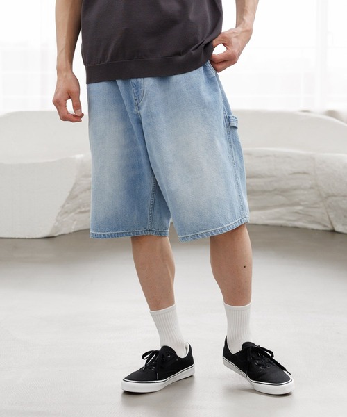 GLOBAL WORK(グローバルワーク)の「ペインターデニムショーツ/672125(その他パンツ・メンズ・ライトブルー/グレー・MEDIUM/SMALL/LARGE)」の16枚目の写真