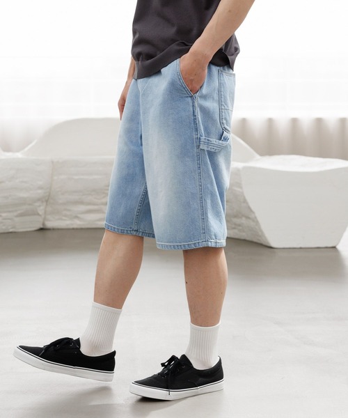 GLOBAL WORK(グローバルワーク)の「ペインターデニムショーツ/672125(その他パンツ・メンズ・ライトブルー/グレー・MEDIUM/SMALL/LARGE)」の17枚目の写真